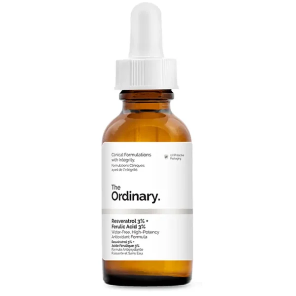 Resveratrol 3% + Ferulic Acid 3% Sérum antioxidante Natural 30ml